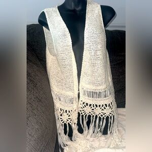 Boho love by design crochet vest/cadigan